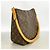 Borsa a tracolla Louis Vuitton Monogram Looping MM Marrone - vista 2
