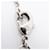 Collana Chanel Argento con Strass - vista 5