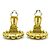 Boucles d'oreilles clips Chanel plaquées or Doré - vue 10