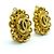 Boucles d'oreilles clips Chanel plaquées or Doré - vue 2