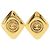 Orecchini Chanel Coco Mark placcati in oro D'oro