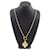 Collana Chanel Coco Mark placcata oro D'oro - vista 2