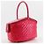 Borsa a cestino Fendi in rosa - vista 3