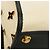Louis Vuitton Monogram Tuffetage On My Side MM Handtasche Schwarz Aus weiß - Ansicht 8