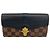 Louis Vuitton Damier Portefeuille Clapton Long Wallet Nero Damier ebene