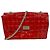 Borsa a tracolla Chanel in pelle verniciata rossa Rosso