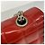 Borsa a tracolla Chanel in pelle verniciata rossa Rosso - vista 9