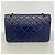 Borsa a tracolla Chanel in pelle blu 2.55 Matelassé - vista 10