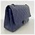 Borsa a tracolla Chanel in pelle blu 2.55 Matelassé - vista 2