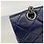Borsa a tracolla Chanel in pelle blu 2.55 Matelassé - vista 8