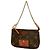 Louis Vuitton Monogram Trunk & Lock Mini Pochette Accessoires Marrone