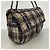Borsa a tracolla Chanel in nylon Rosa Beige Blu navy - vista 2