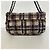 Borsa a tracolla Chanel in nylon Rosa Beige Blu navy - vista 9