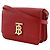 Borsa a tracolla Burberry Small Grainy TB Rosso - vista 2
