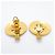 Orecchini a clip Chanel Gold D'oro - vista 3