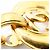 Orecchini a clip Chanel Gold D'oro - vista 8
