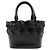 Saco Tote Prada em couro preto