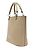 Salvatore Ferragamo Gancini Leather Small Beige - vista 3