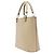 Salvatore Ferragamo Gancini Leather Small Beige - vista 4