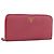 Saffiano Cartera larga PRADA de piel Safiano Pink Gold Auth bs36788 Rosa Dorado