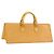 LOUIS VUITTON Epi Sac Triangle Hand Bag Yellow M52099 LV Auth 195374 Giallo