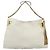 Borsa a tracolla con catena GUCCI in pelle Bianco Oro 290682 Auth 195007A D'oro - vista 2