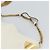 Borsa a tracolla con catena GUCCI in pelle Bianco Oro 290682 Auth 195007A D'oro - vista 8