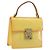 LOUIS VUITTON Monogram Vernis Spring Street Lime Giallo M91068 LV Auth 196196 D'oro