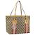 Borsa Tote GUCCI GG Canvas Sherry Line Beige Gold 211971 Auth 196002 D'oro