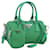 Borsa a Mano PRADA Nylon 2way Green Silver Auth 196830SAM Argento Verde