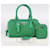 Borsa a Mano PRADA Nylon 2way Green Silver Auth 196830SAM Argento Verde - vista 12