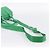 Borsa a Mano PRADA Nylon 2way Green Silver Auth 196830SAM Argento Verde - vista 9