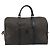Céline Borsa Boston in tela Macadam CELINE in pelle PVC nera e oro Auth bs36619A Nero D'oro - vista 13