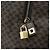Céline Borsa Boston in tela Macadam CELINE in pelle PVC nera e oro Auth bs36619A Nero D'oro - vista 18