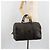 Céline Borsa Boston in tela Macadam CELINE in pelle PVC nera e oro Auth bs36619A Nero D'oro - vista 25