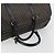 Céline Borsa Boston in tela Macadam CELINE in pelle PVC nera e oro Auth bs36619A Nero D'oro - vista 7