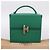 Hermès Borsa a mano HERMES Synetique Chevre in pelle verde argento Auth ka5671SAM - vista 12