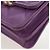 CHANEL Matelasse Chain Shoulder Pouch Lamb Skin Purple Gold CC Auth 195109M Dourado Roxo - vista 20