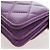 CHANEL Matelasse Chain Shoulder Pouch Lamb Skin Purple Gold CC Auth 195109M Dourado Roxo - vista 22