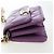 CHANEL Matelasse Chain Shoulder Pouch Lamb Skin Purple Gold CC Auth 195109M Dourado Roxo - vista 4