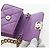 CHANEL Matelasse Chain Shoulder Pouch Lamb Skin Purple Gold CC Auth 195109M Dourado Roxo - vista 9