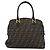 Borsa a mano FENDI Zucca Canvas Marrone Nero Auth 196063 - vista 13