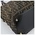 Borsa a mano FENDI Zucca Canvas Marrone Nero Auth 196063 - vista 16
