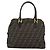 Borsa a mano FENDI Zucca Canvas Marrone Nero Auth 196063 - vista 2