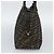 Borsa a mano FENDI Zucca Canvas Marrone Nero Auth 196063 - vista 4