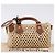 LOUIS VUITTON Nano Speedy Borsa a Mano Raffia 2way Beige Oro M83525 LV Auth 195336SAM - vista 12