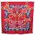 Hermès Foulard HERMES Carre90 Seta Rosso Auth 195639 - vista 12