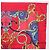 Hermès Foulard HERMES Carre90 Seta Rosso Auth 195639 - vista 4