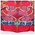 Hermès Foulard HERMES Carre90 Seta Rosso Auth 195639 - vista 9