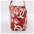 CHANEL Borsa Tote Alta Estate PVC Tela Rossa CC Auth 196247 Rosso - vista 3